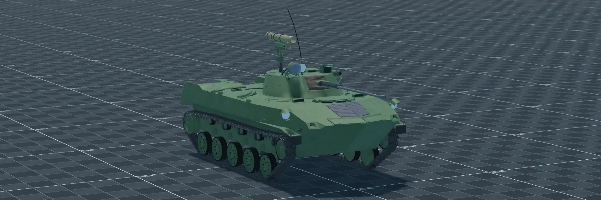 BMD-2, perspective banner, in Multicrew Tank Combat