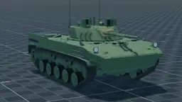 BMD-4M, perspective, in Multicrew Tank Combat