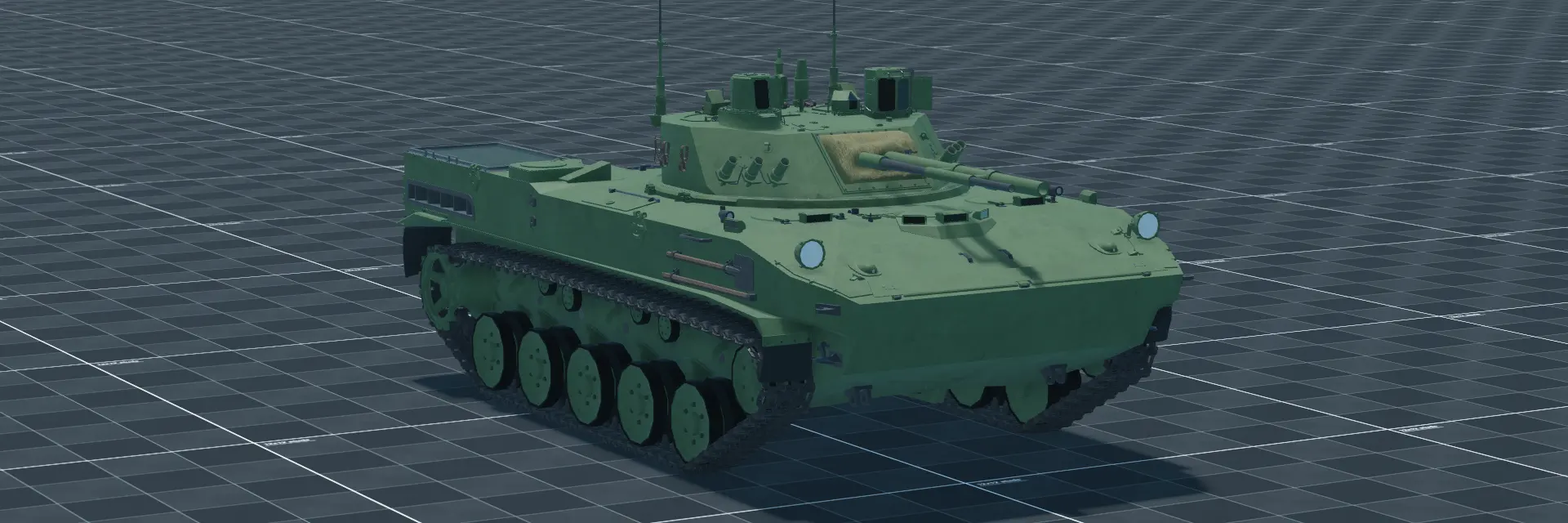 BMD-4M, perspective banner, in Multicrew Tank Combat