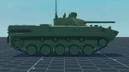 BMD-4M, right, in Multicrew Tank Combat