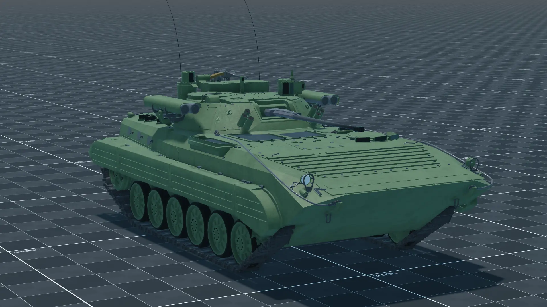 BMP-2M, perspective, in Multicrew Tank Combat
