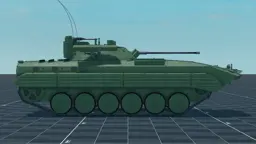 BMP-2M, right, in Multicrew Tank Combat