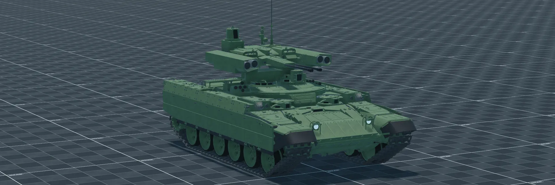 BMPT Terminator, perspective banner, in Multicrew Tank Combat