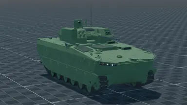 Borsuk, perspective, in Multicrew Tank Combat