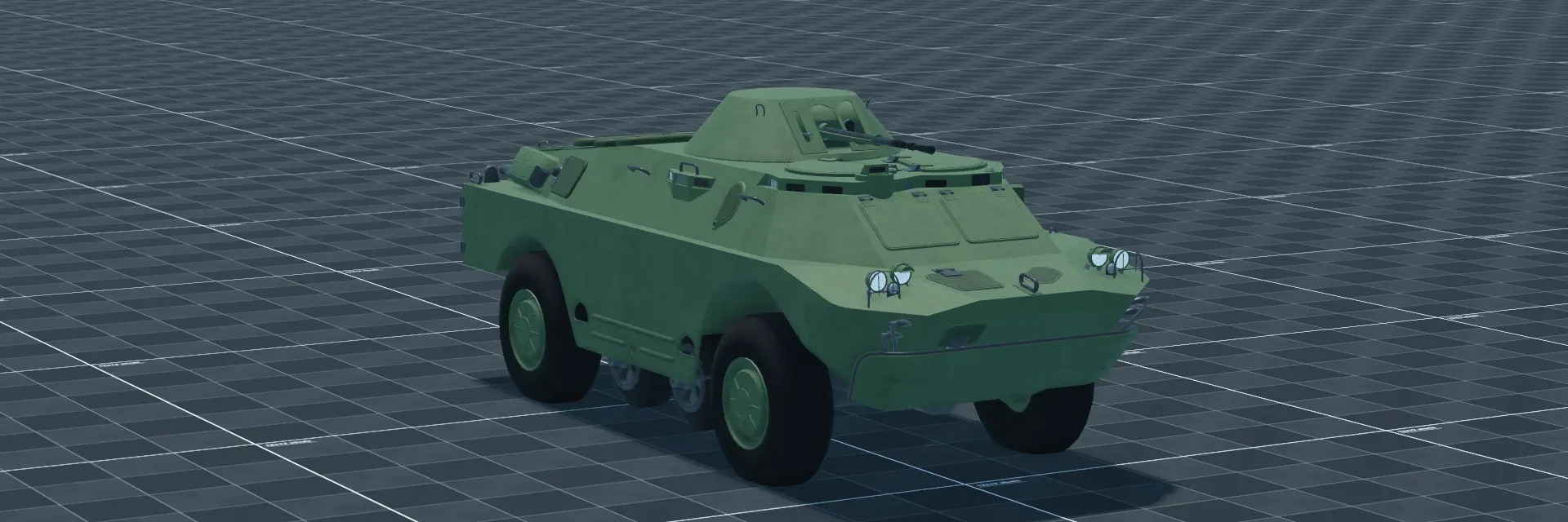 BRDM-2, perspective banner, in Multicrew Tank Combat