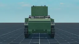 BT-42, back, in Multicrew Tank Combat