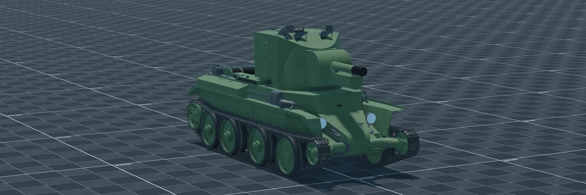 BT-42, perspective banner, in Multicrew Tank Combat