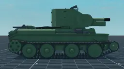 BT-42, right, in Multicrew Tank Combat