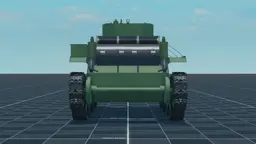 BT-5, back, in Multicrew Tank Combat