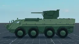 BTR-4, left, in Multicrew Tank Combat