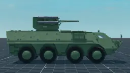 BTR-4, right, in Multicrew Tank Combat