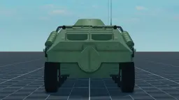 BTR-60PB, back, in Multicrew Tank Combat