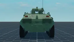 BTR-82A, back, in Multicrew Tank Combat