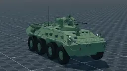 BTR-82A, perspective, in Multicrew Tank Combat