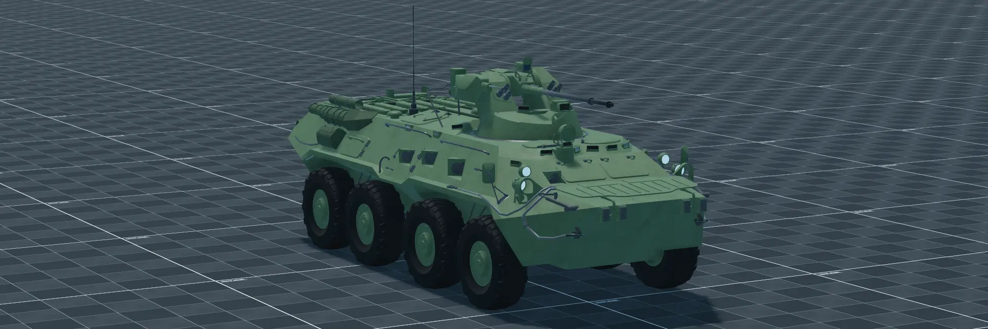 BTR-82A, perspective banner, in Multicrew Tank Combat
