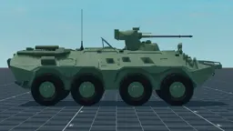 BTR-82A, right, in Multicrew Tank Combat