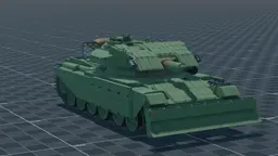 Centurion Mk.5 AVRE, perspective, in Multicrew Tank Combat