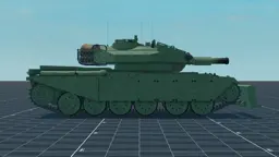 Centurion Mk.5 AVRE, right, in Multicrew Tank Combat