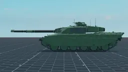 Challenger 1, left, in Multicrew Tank Combat