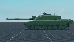 Challenger 2, left, in Multicrew Tank Combat