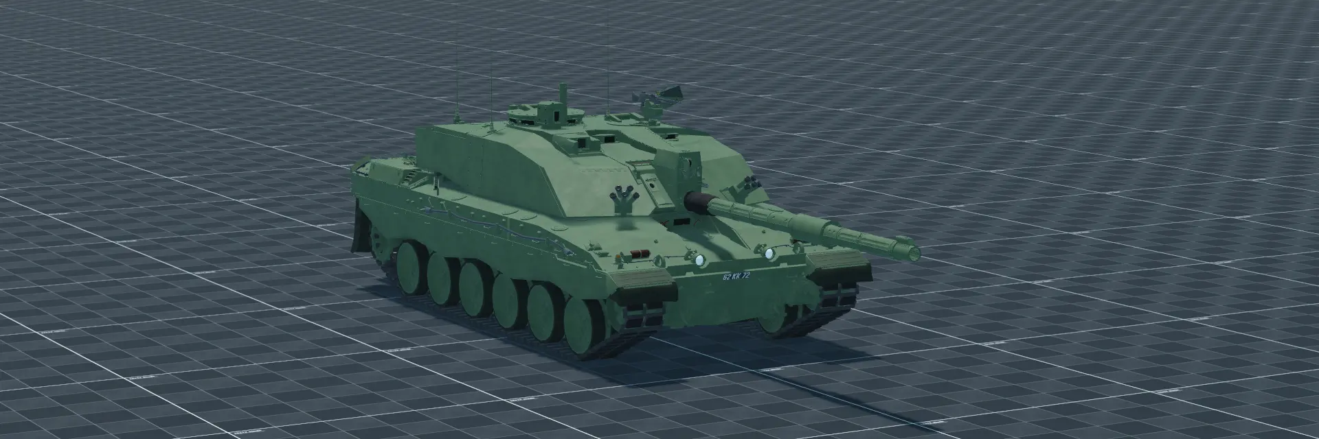 Challenger 2, perspective banner, in Multicrew Tank Combat