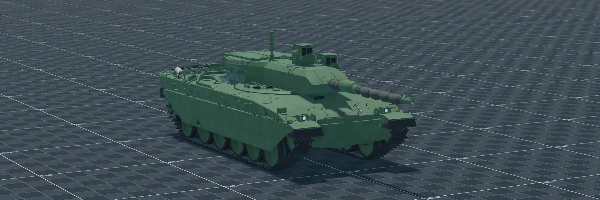 Challenger Falcon, perspective banner, in Multicrew Tank Combat