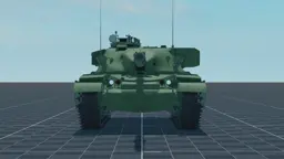 Chieftain Mk.5, front, in Multicrew Tank Combat