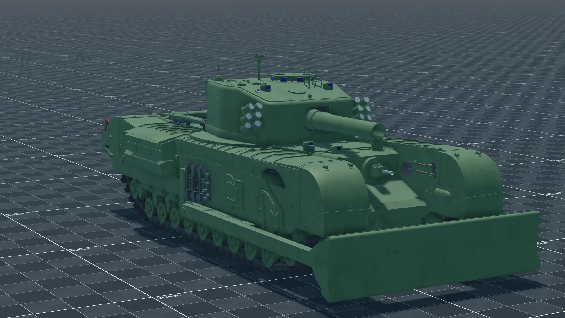 Churchill AVRE, perspective, in Multicrew Tank Combat