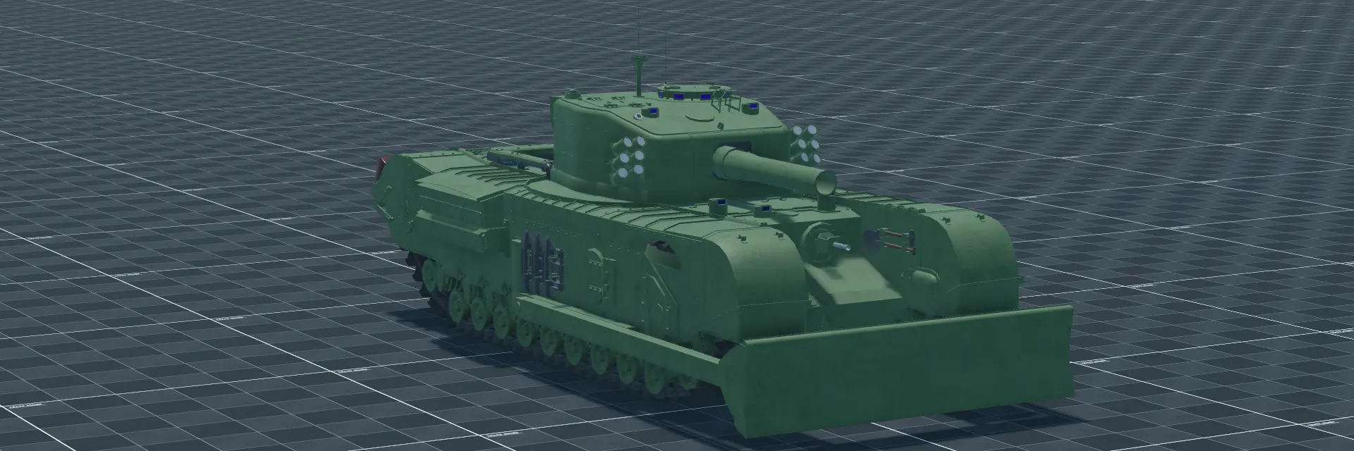 Churchill AVRE, perspective banner, in Multicrew Tank Combat