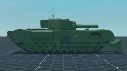 Churchill AVRE, right, in Multicrew Tank Combat