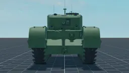 Churchill VII, front, in Multicrew Tank Combat