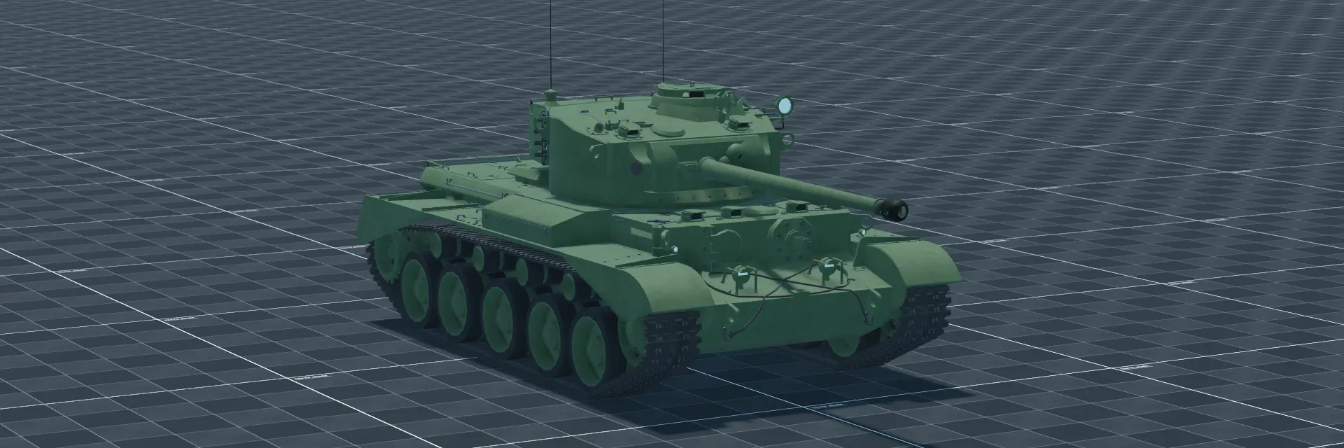 Comet Mk.1, perspective banner, in Multicrew Tank Combat