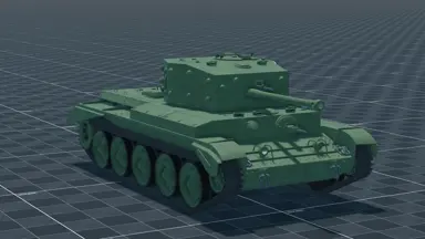 Cromwell V, perspective, in Multicrew Tank Combat