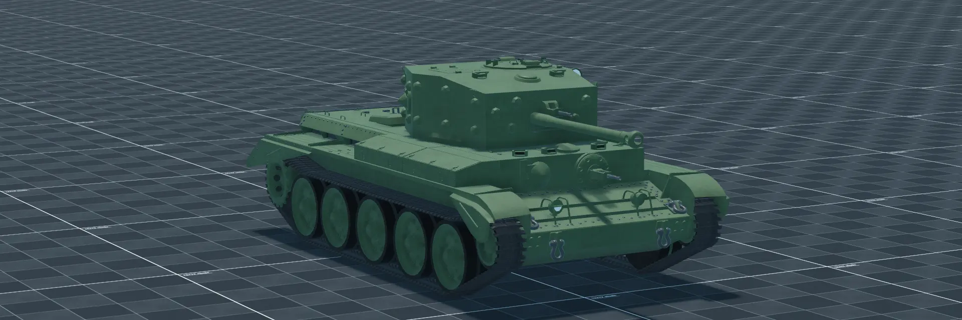 Cromwell V, perspective banner, in Multicrew Tank Combat