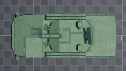 CS/SA5, top, in Multicrew Tank Combat