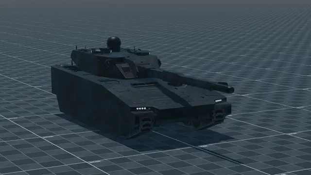 CV 90120-T Ghost, perspective, in Multicrew Tank Combat
