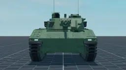 CV 9040A, front, in Multicrew Tank Combat
