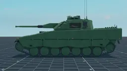 CV 9040A, left, in Multicrew Tank Combat