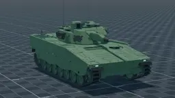 CV 9040A, perspective, in Multicrew Tank Combat