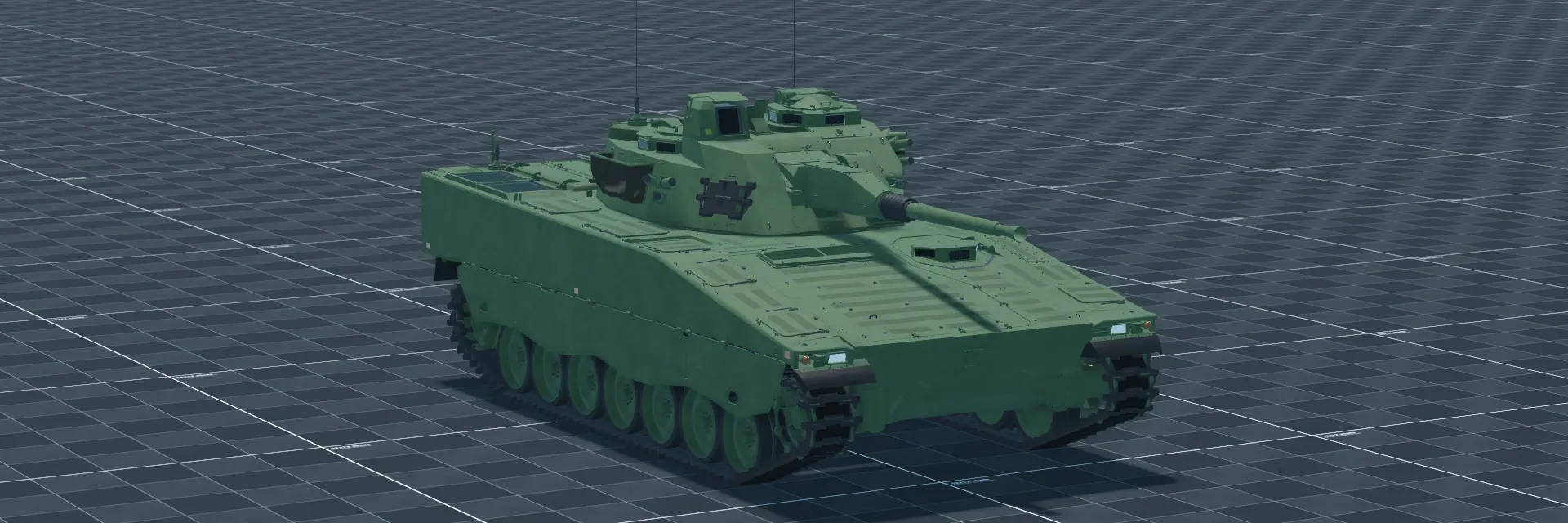 CV 9040A, perspective banner, in Multicrew Tank Combat