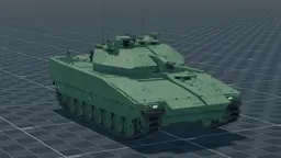 CV 9040C, perspective, in Multicrew Tank Combat