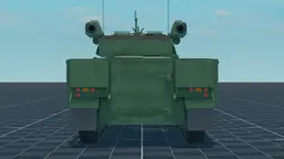 Desert Warrior, back, in Multicrew Tank Combat