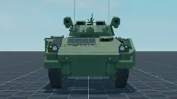 Desert Warrior, front, in Multicrew Tank Combat