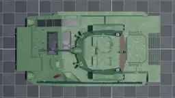 Desert Warrior, top, in Multicrew Tank Combat