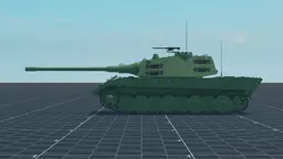 E-100 (Henschelturm), left, in Multicrew Tank Combat