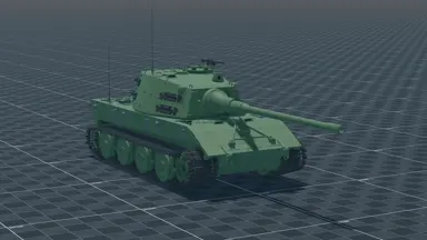E-100 (Henschelturm), perspective, in Multicrew Tank Combat