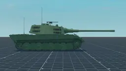 E-100 (Henschelturm), right, in Multicrew Tank Combat