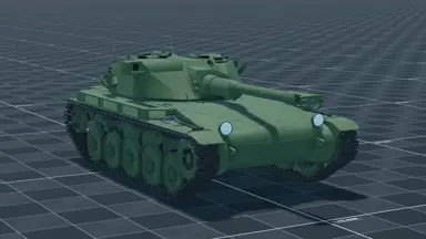 ELC bis, perspective, in Multicrew Tank Combat