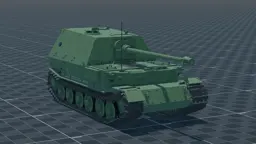 Elefant, perspective, in Multicrew Tank Combat