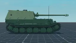 Elefant, right, in Multicrew Tank Combat